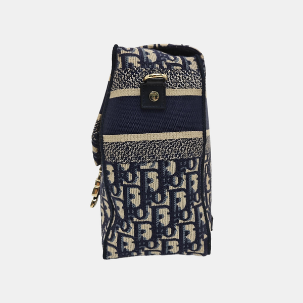Diorcamp Medium Oblique Canvas Blue