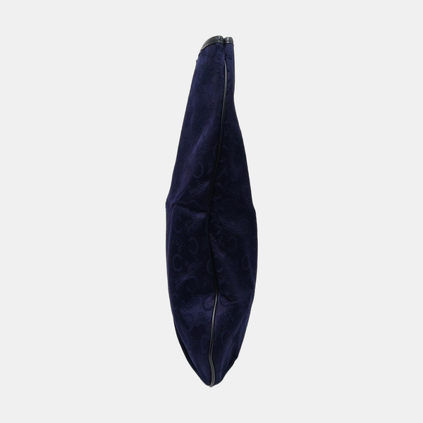 Canvas Top Handle Bag Blue