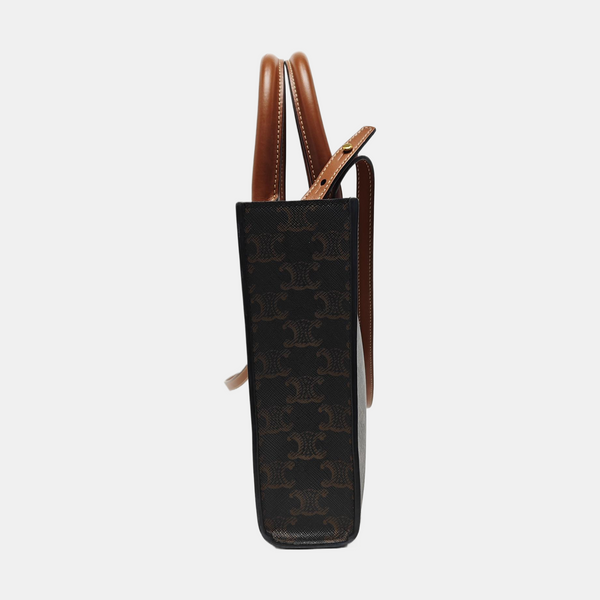 CABAS CELINE Mini Coated Canvas Brown