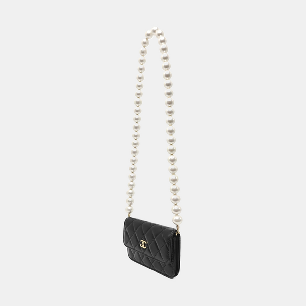 WOC Quilted Calfskin Black