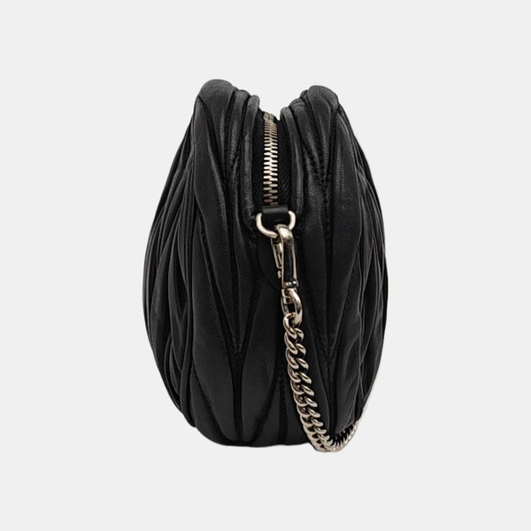 Matelassé Quilted Lambskin Black