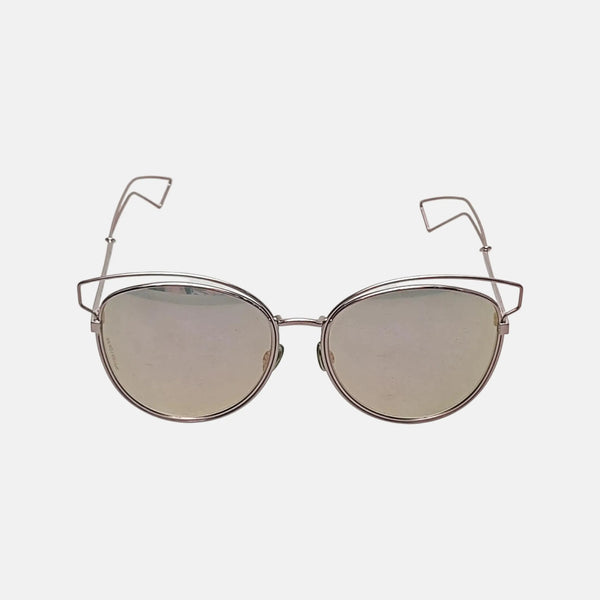 Blue Metal Sunglasses