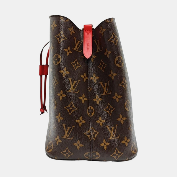 NÉONOÉ MM Monogram Coated Canvas Brown