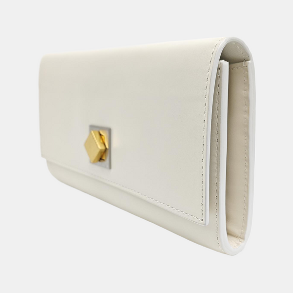 Calfskin Wallet White