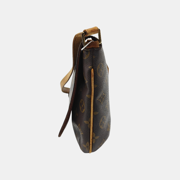 MUSETTE TANGO Monogram Coated Canvas Brown