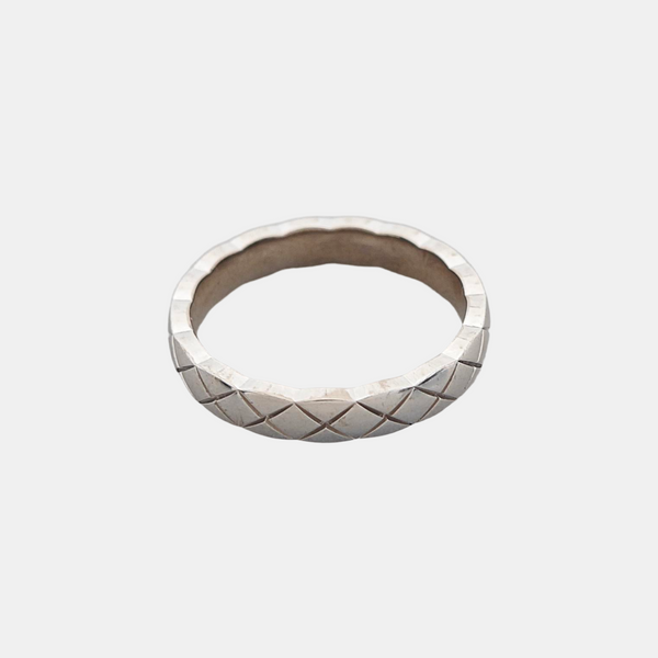 COCOCRUSH 18k White Gold Silver Ring EU 50
