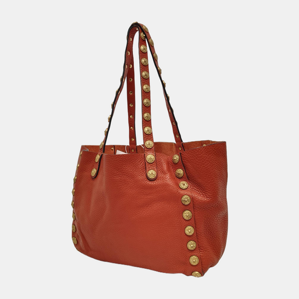 Calfskin Tote Bag Red