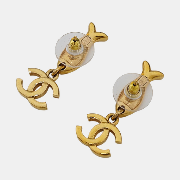 Metal Gold Stud Earrings