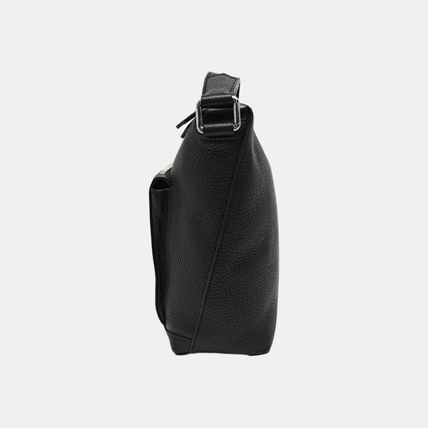MESSENGER Calfskin Black