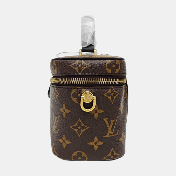 Vanity Chain Pouch Monogram Coated Canvas Brown