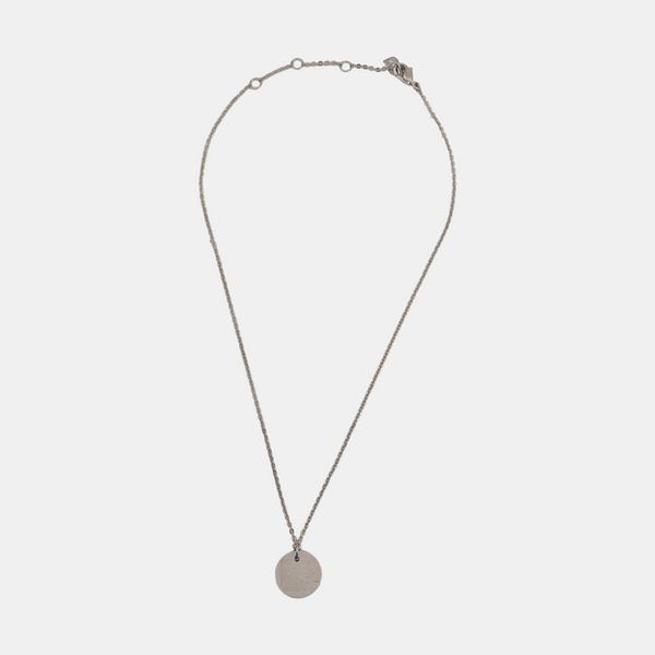 Dior Oblique Metal Silver Necklace