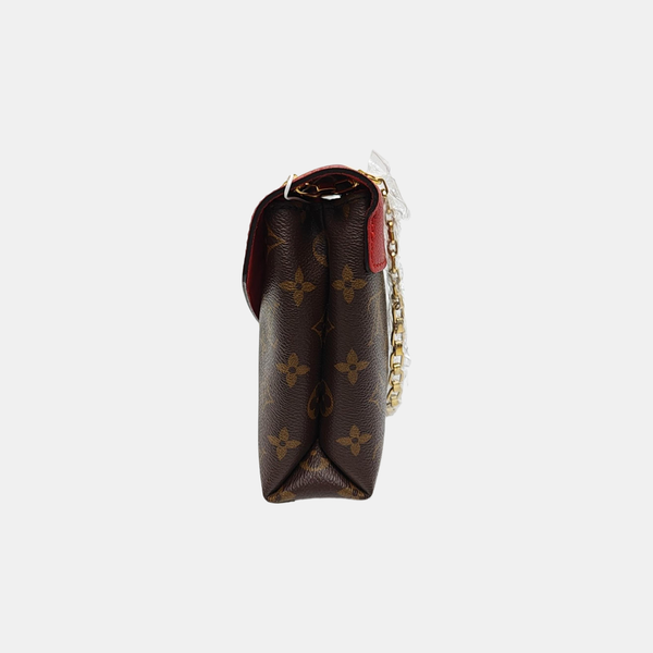 PALLAS BB Monogram Coated Canvas Brown