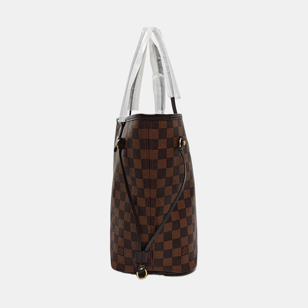 NEVERFULL MM Damier Ebene Coated Canvas Brown