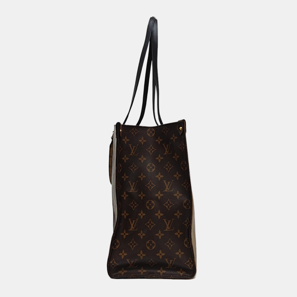 ONTHEGO GM Monogram Coated Canvas Brown