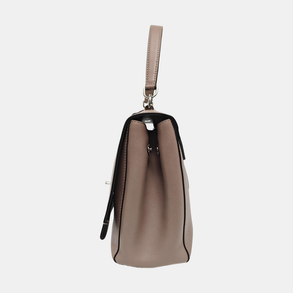 Authenticated pre-owned LOCKME Calfskin Gray - Shoulder Bag at Looply