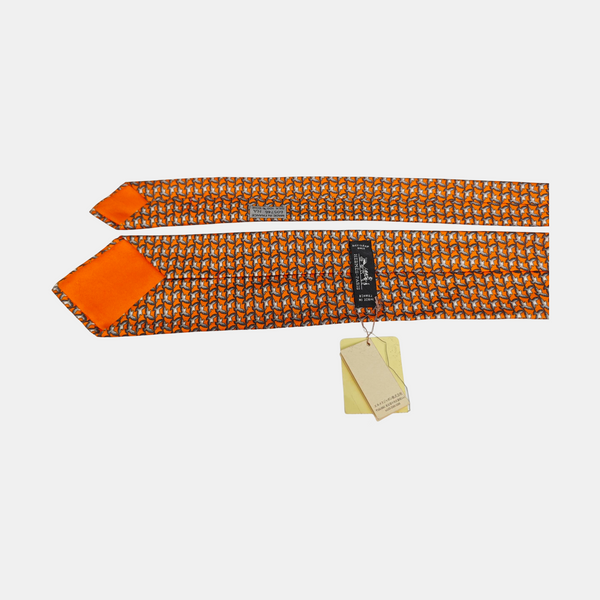 Mulberry Silk Tie Orange
