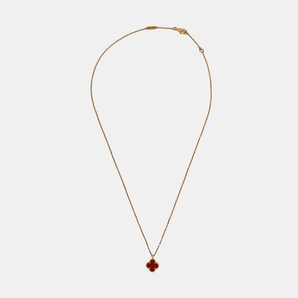 Sweet Alhambra 18k Rose Gold Necklace