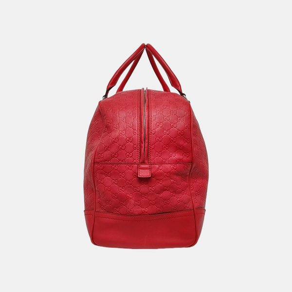 Microguccissima Monogram Leather Red