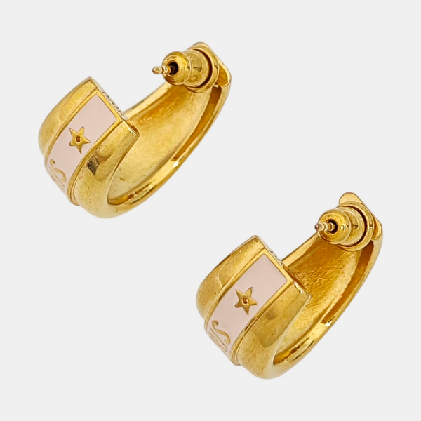 Metal Gold Stud Earrings