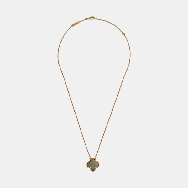 Vintage Alhambra 18k Rose Gold Necklace