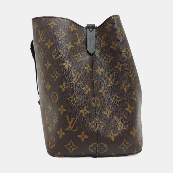 NÉONOÉ MM Monogram Coated Canvas Brown