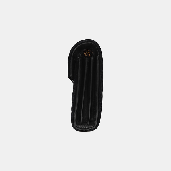 GG Marmont Mini Quilted Velvet Black