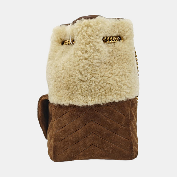 JOE Mini Chevron Suede Brown