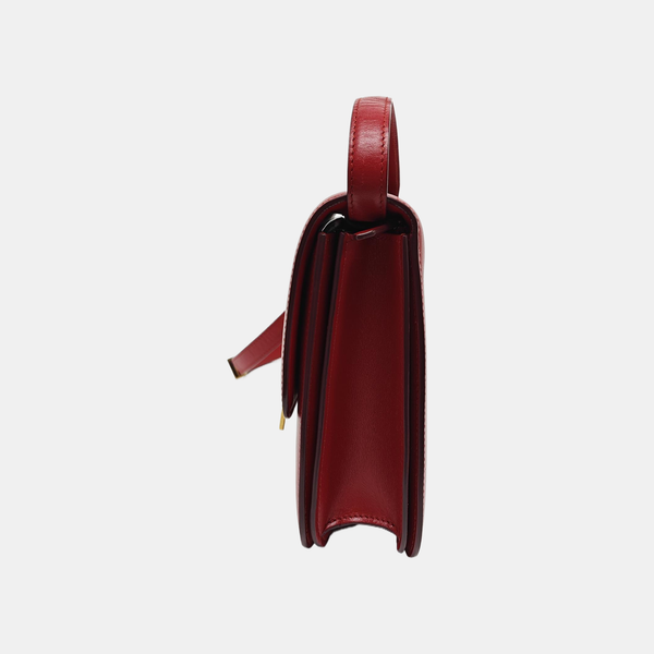 CLASSIC BOX Medium Calfskin Red