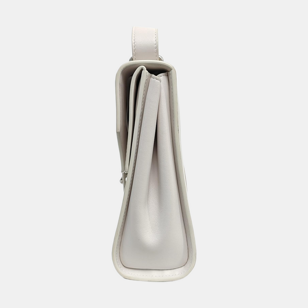 The Clip Calfskin White