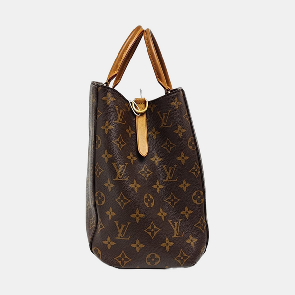 MONTAIGNE GM Monogram Coated Canvas Brown