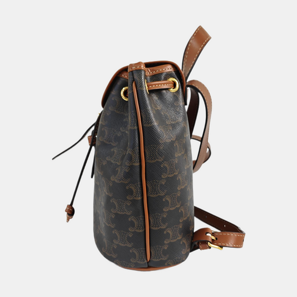 TRIOMPHE Mini Coated Canvas Brown