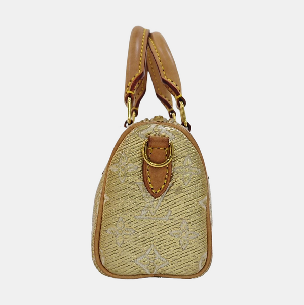 SPEEDY Nano Monogram Special Material Gold