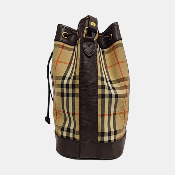 Canvas Bucket Bag Beige