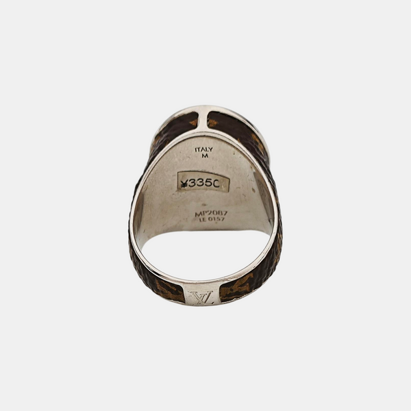 Metal Brown Ring EU 61