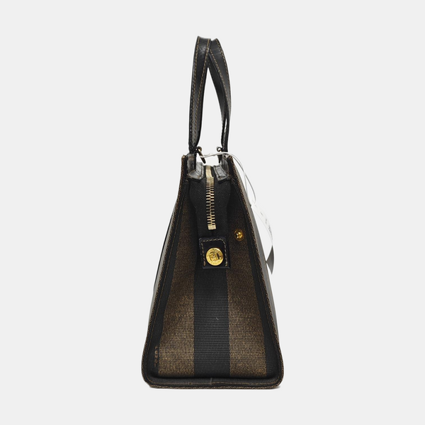 Coated Canvas Shoulder Bag Multicolor