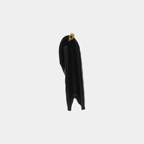 MONOGRAM WOC Chevron Calfskin Black