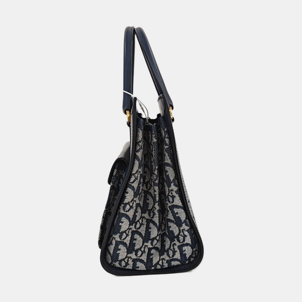 Vintage Tote Oblique Fabric Gray