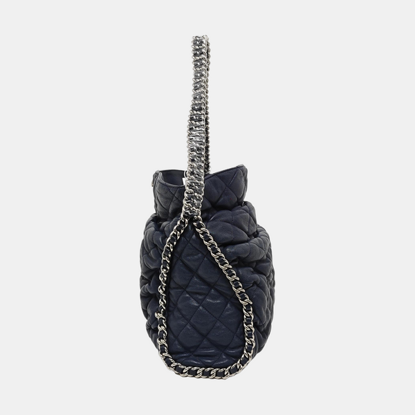 Quilted Lambskin Blue