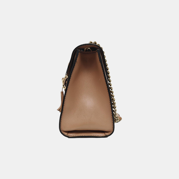 Emily Chain Monogram Fabric Brown