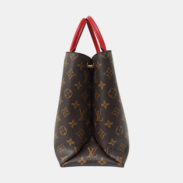 FLOWER Monogram Coated Canvas Brown