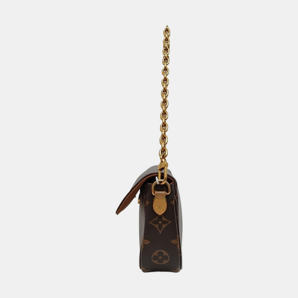 IVY Monogram Coated Canvas Brown