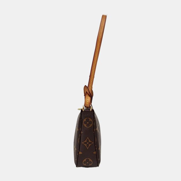 ACCESSOIRES Monogram Coated Canvas Brown