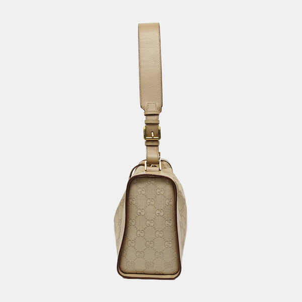 Monogram Canvas Top Handle Bag Beige