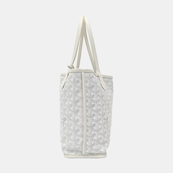 Anjou Mini Coated Canvas White