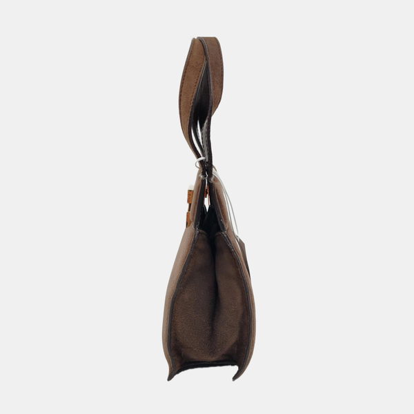 Suede Tote Bag Brown