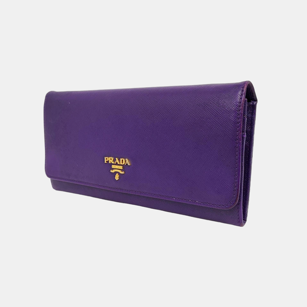 Calfskin Shoulder Bag Purple