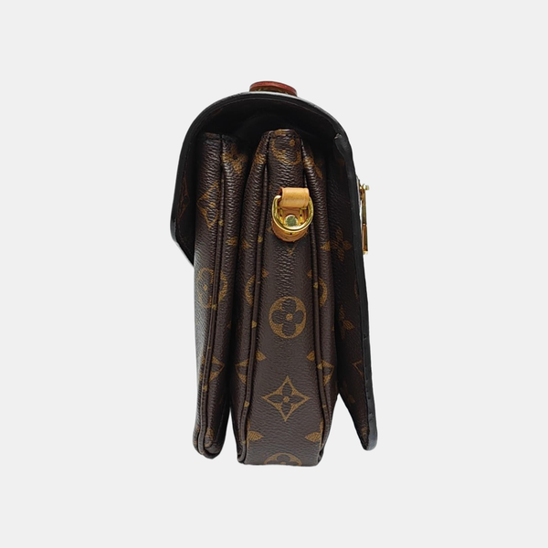 MÉTIS MM Monogram Coated Canvas Brown