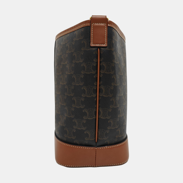 TRIOMPHE CANVAS Small Coated Canvas Brown
