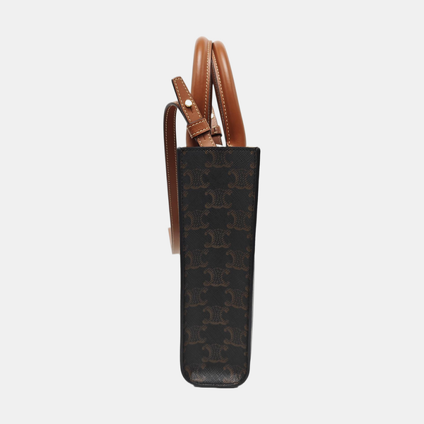 CABAS CELINE Mini Coated Canvas Brown