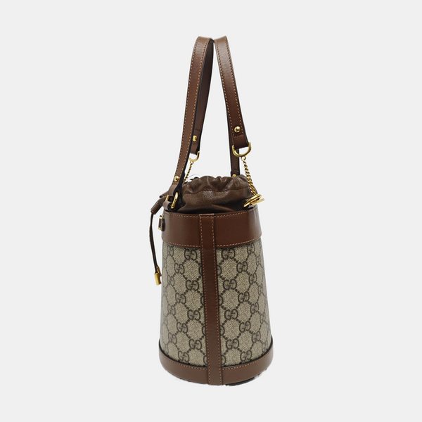 Horsebit 1955 Small Coated Canvas Beige